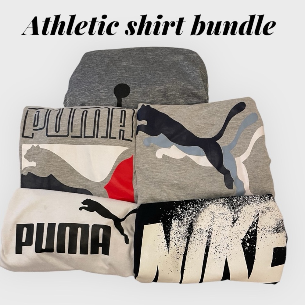 BUNDLE: (5) Brand Athletic T-shirts - great leisure shirts.